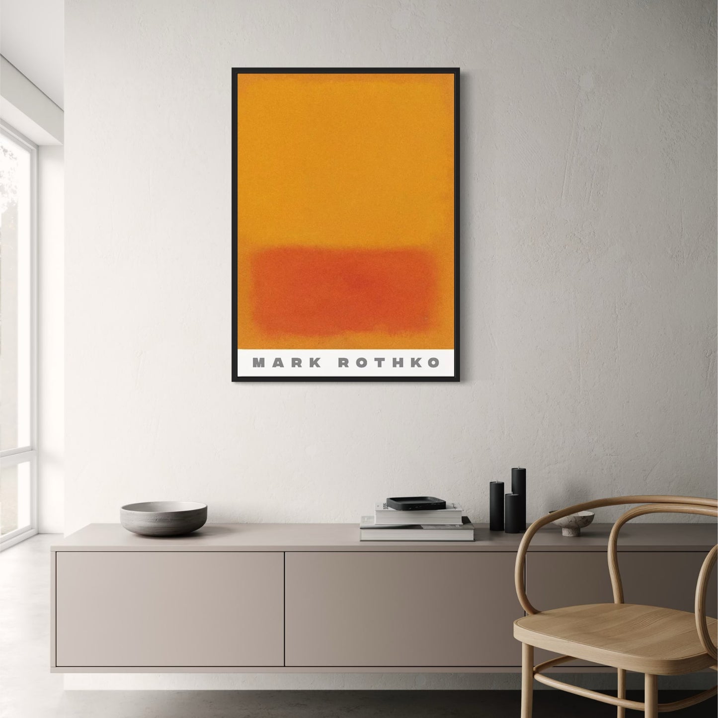Mark Rothko | Untitled 1968 | Vibrant Abstract Color Blocks