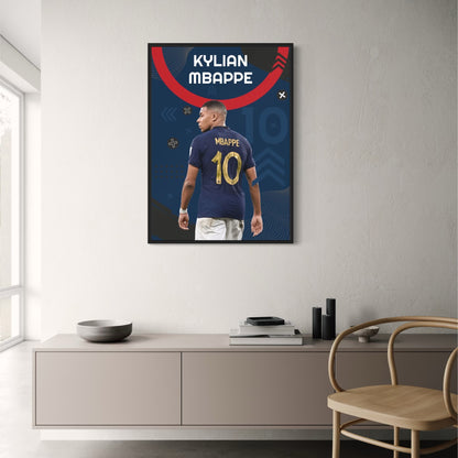 Kylian Mbappe #5 | Celebration |Sport Poster | The Speed, Skill, and Spirit of a Football Legend