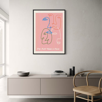 I've Just Seen Your Face | Art Print Poster | Wall Decor | Home & Garden | Visual Artwork