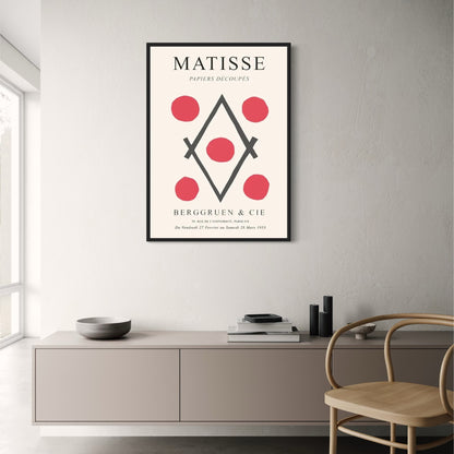 Henry Matisse Poster | Berggruen & Co | Cut-Outs Collection | The Poetry of Lines | Papiers Decoupes Art | Wall Decor
