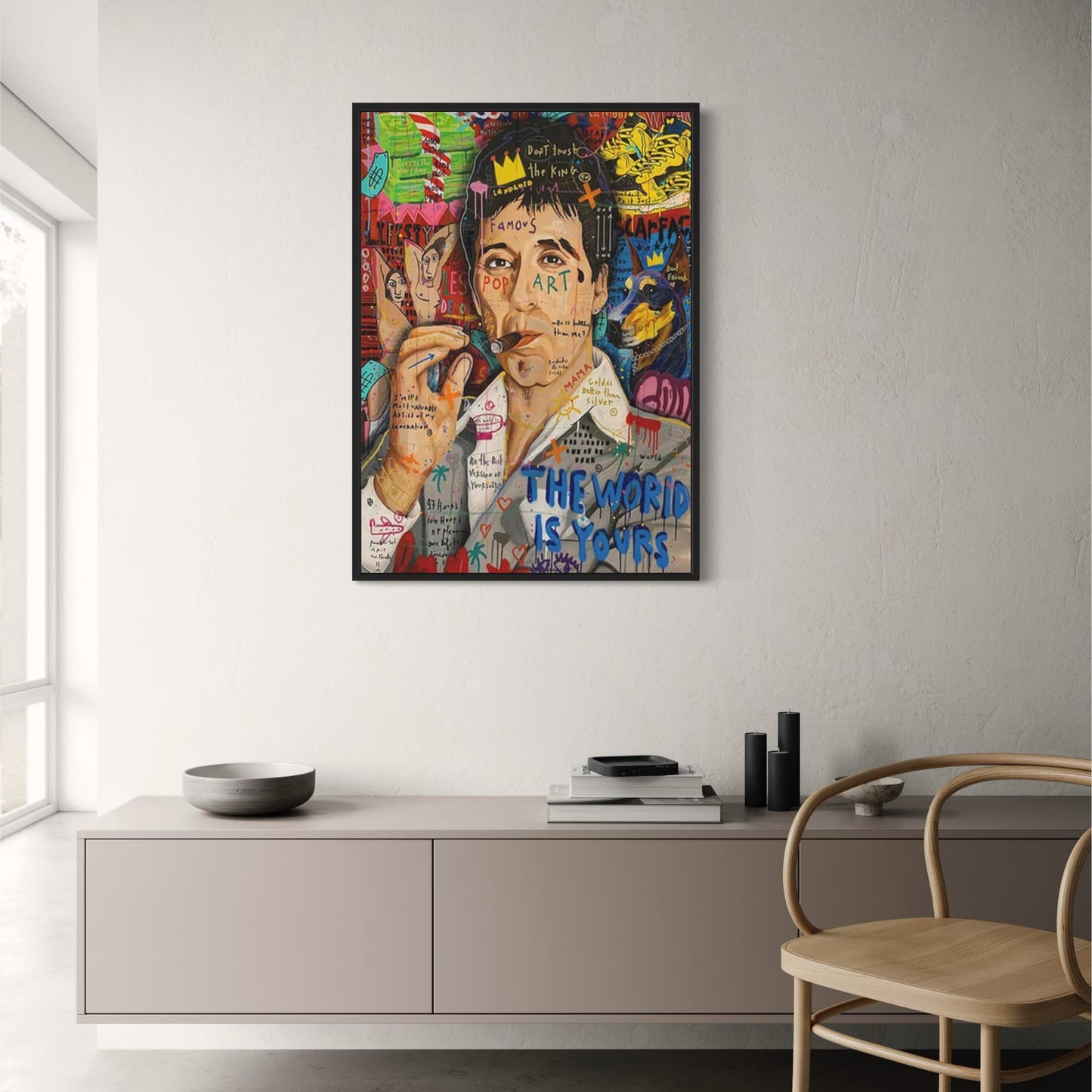Tony Montana Portrait | Street Pop Graffiti