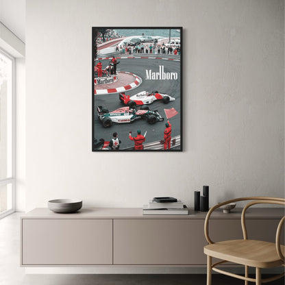 Ayrton Senna vs Nigel Mansell | Vintage Monaco F1