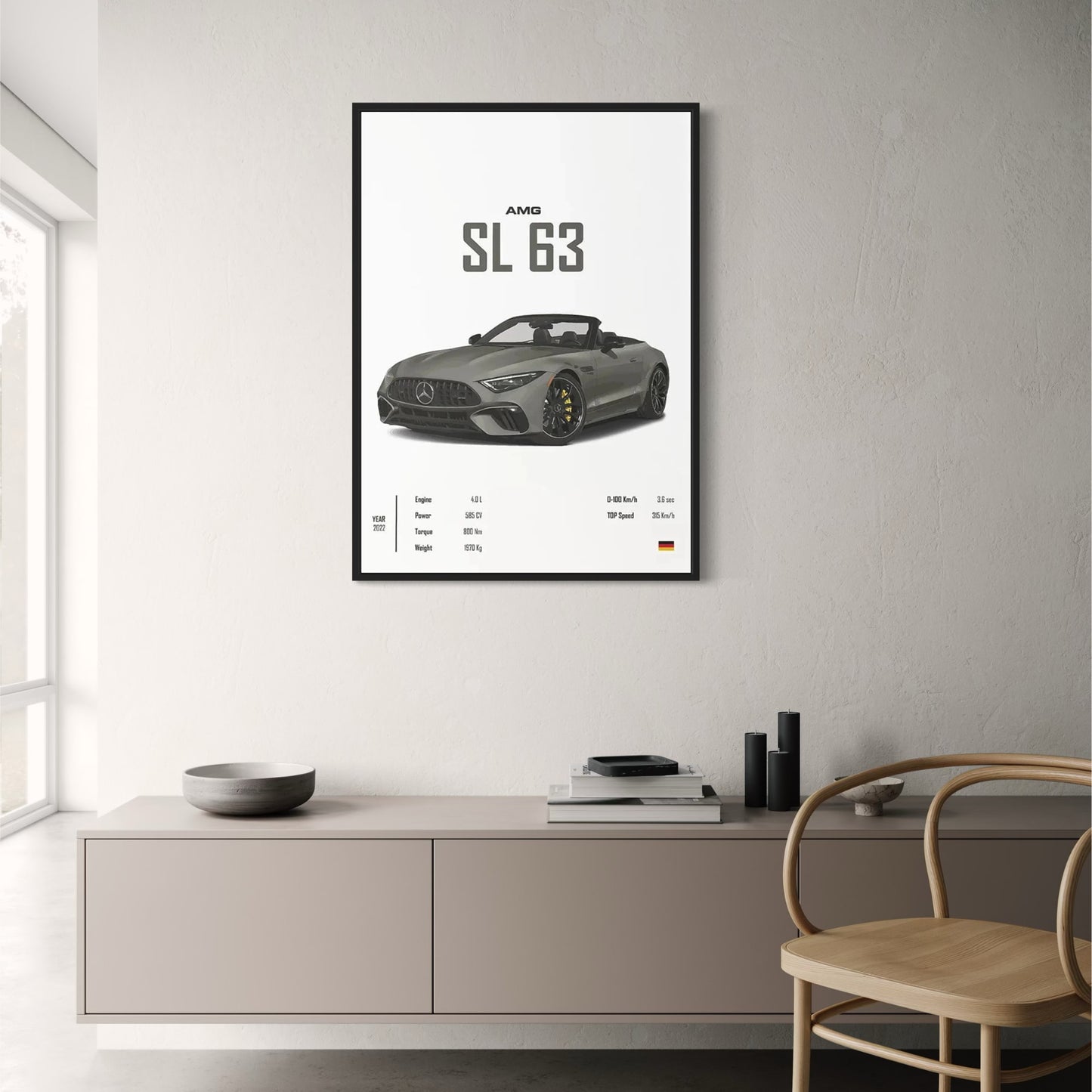 Mercedes SL 63 | Automotive Tribute | Modern Decor