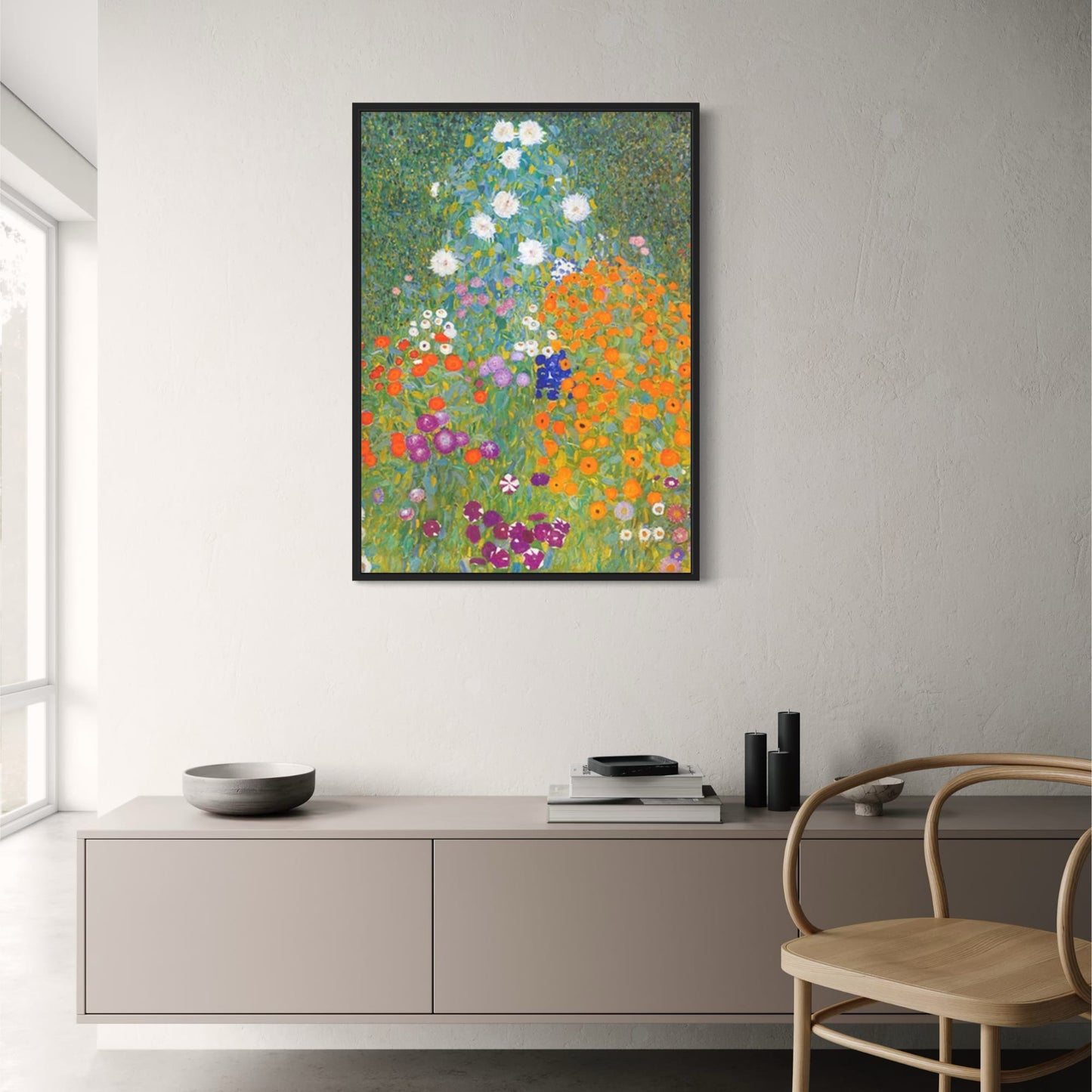 Klimt's Flower Garden | Art Nouveau Floral Vintage