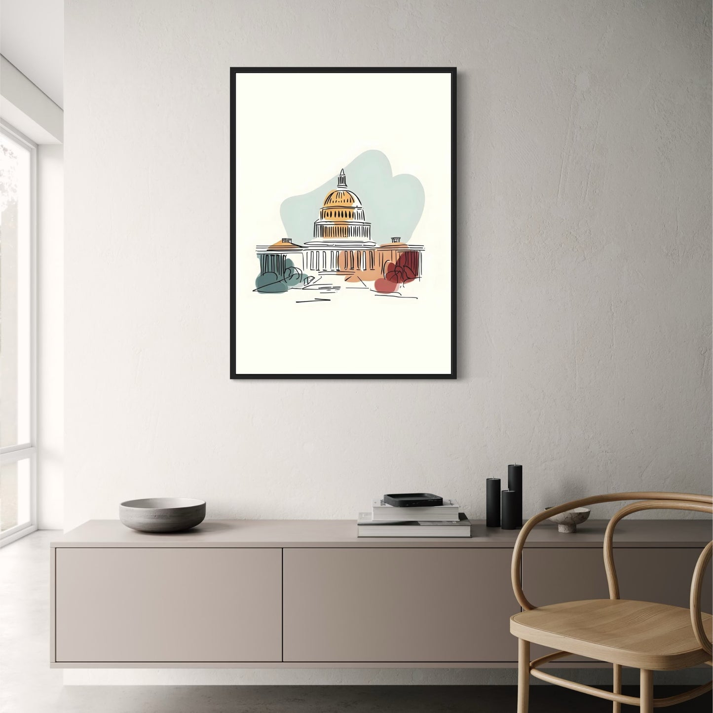 US Capitol Building | Minimalistic Design