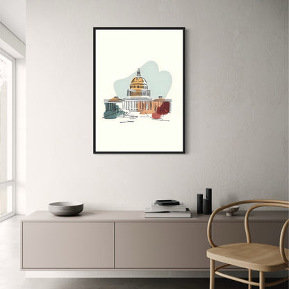 US Capitol Building | Minimalistic Design