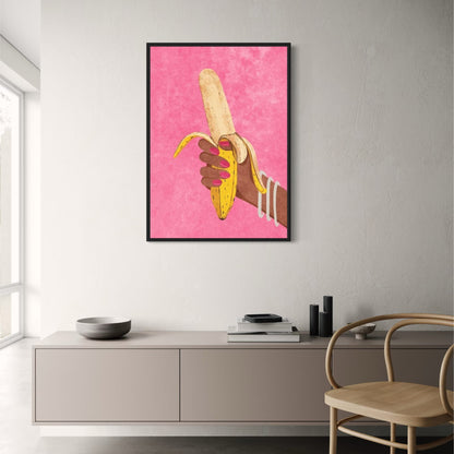 Peeling Banana | Whimsical Kitchen Art