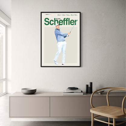 Scottie Scheffler | Golf Legends Dynamic Art