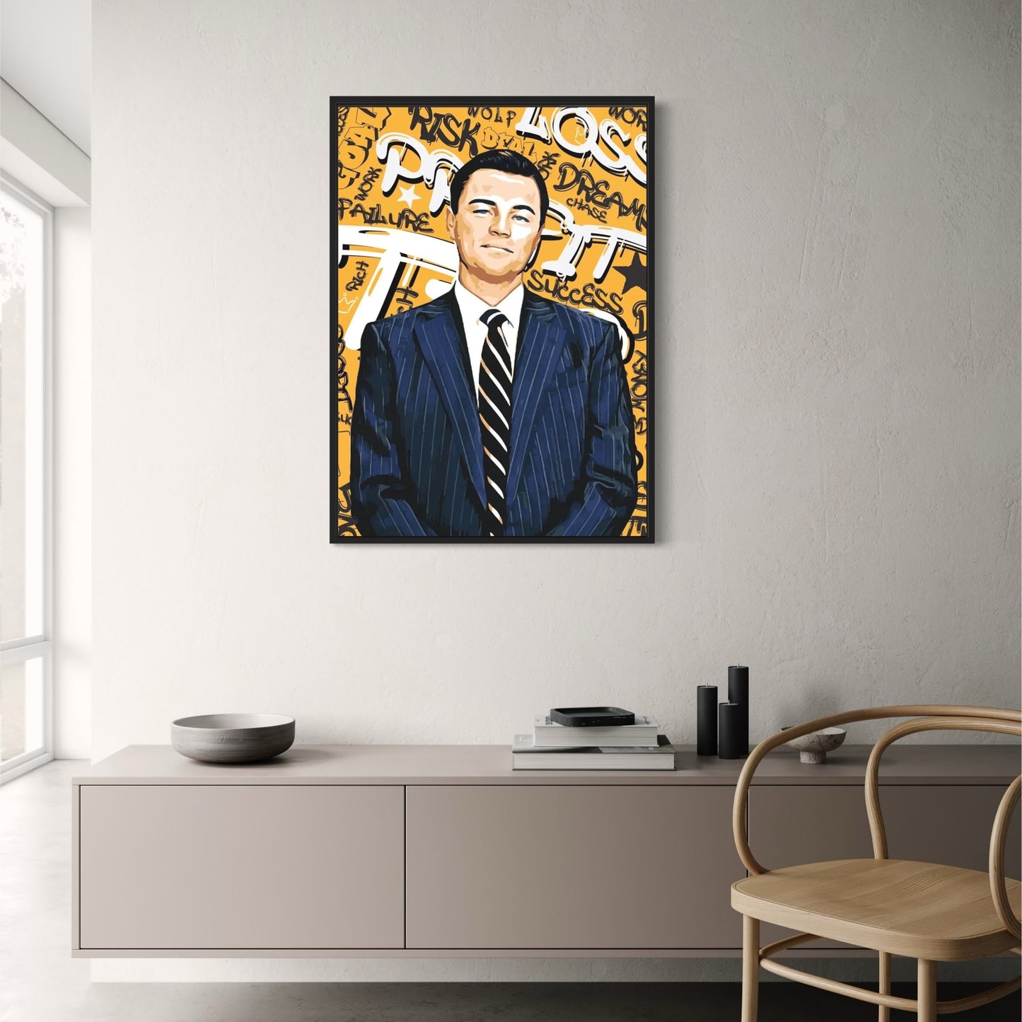 DiCaprio in The Wolf of Wall Street | Classic Movie Canvas