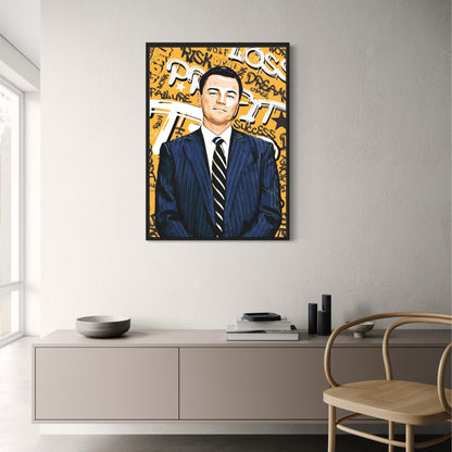 DiCaprio in The Wolf of Wall Street | Classic Movie Canvas