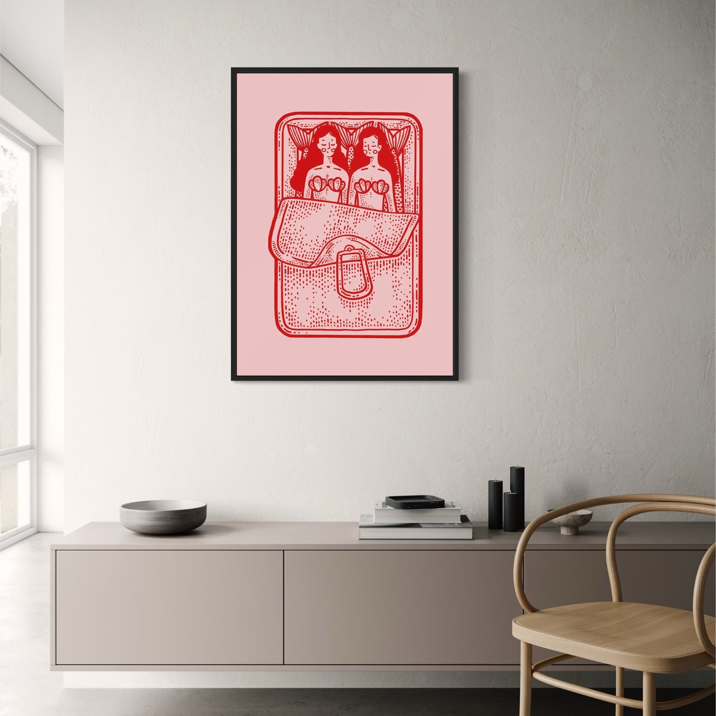 Mermaid's Luggage | Whimsical Art