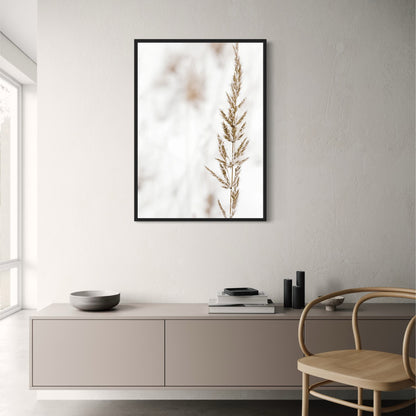 Boho Delicate Stems | Botanical Art Print | Minimalist Wall Decor | Modern Floral Poster | Home & Office Decoration