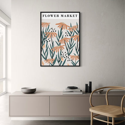 Spring Flower Market | Vibrant Floral Decor | Bright Seasonal Botanical