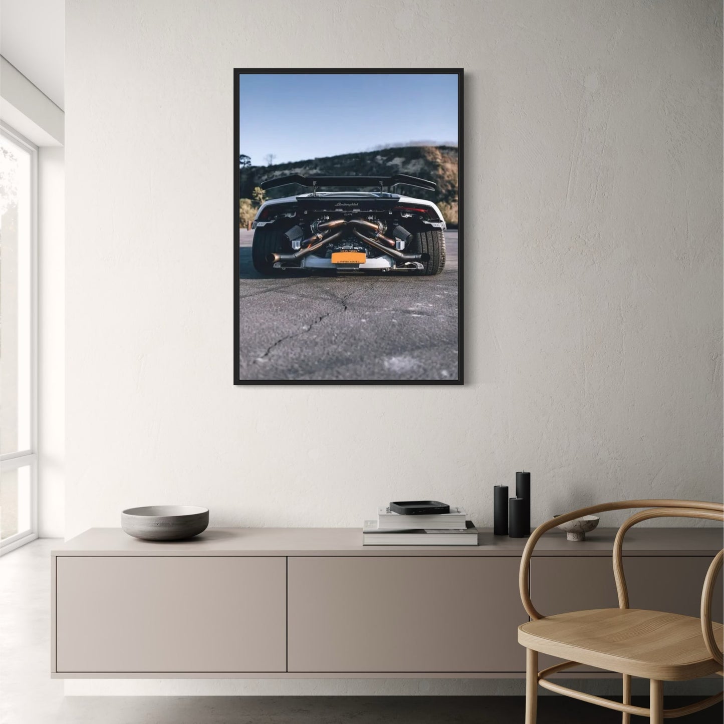 Lamborghini Supercar | Exposed Engine | Thrilling Racing Scene