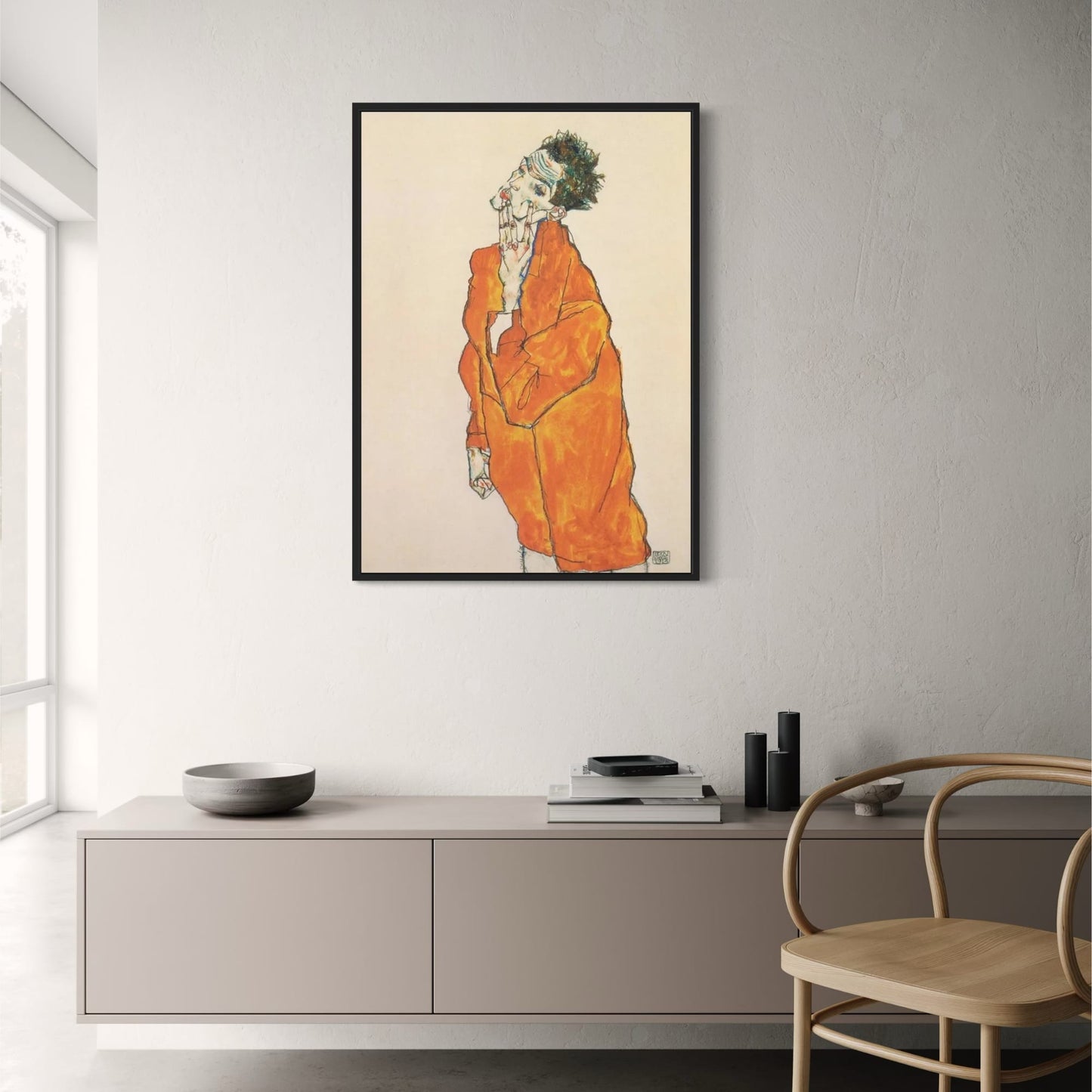 Egon Schiele | Restless Soul | Art Deco | Abstract Vintage Style
