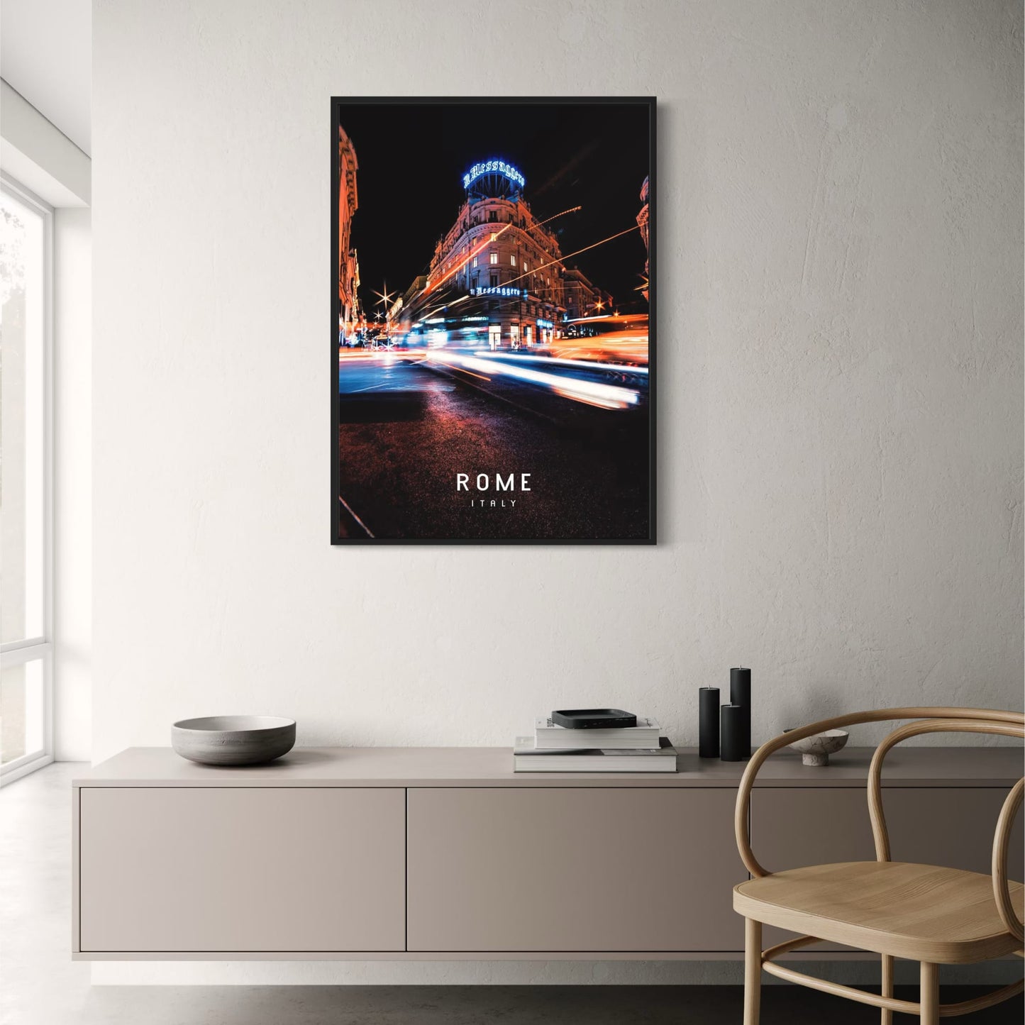 Il Messaggero | Rome Night Lights | Modern-Historic