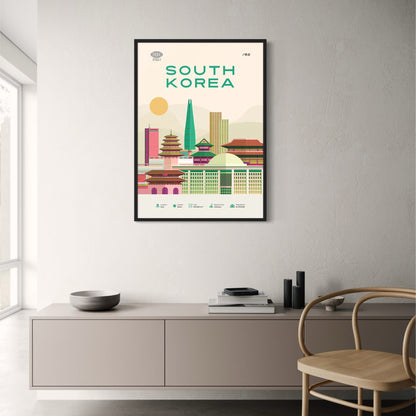 Seoul Skyline | Colorful Cityscape