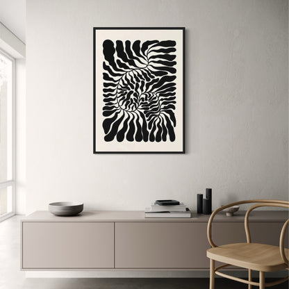 Traces of Time | Abstract Wall Art Poster | Timeless Design | Decorative Visual Artwork for Home & Garden | Modern Interior Decor