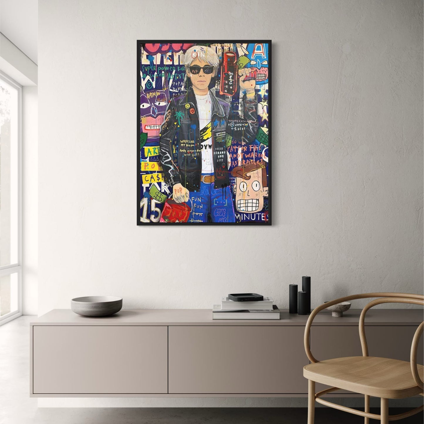 Abstract Graffiti | Queen of England Portrait