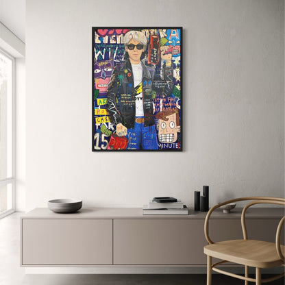 Abstract Graffiti | Queen of England Portrait