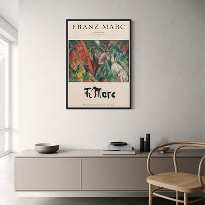 Franz Marc | In the Rain 1912 | Colorful Expressionism