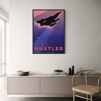 1956 Convair B-58 Hustler | Retro Aviation | Bold Colors