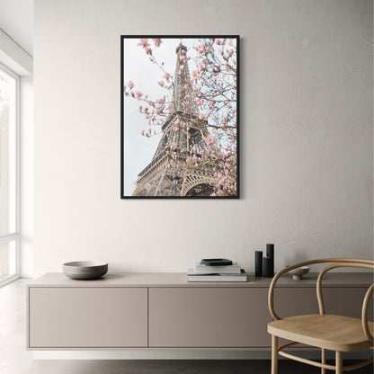 Eiffel Tower with Flowers | Artistic Decor