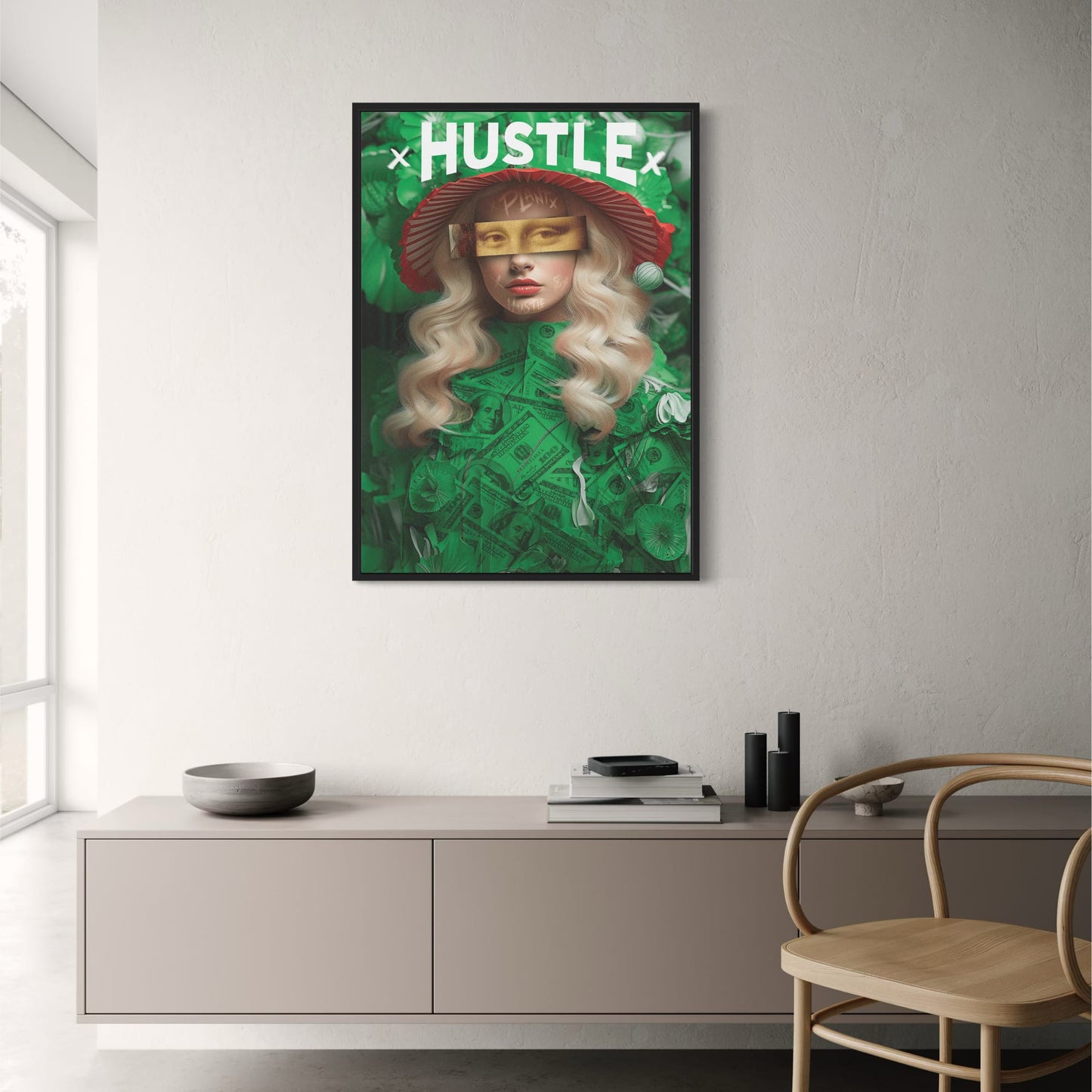Hustle | Modern Office | Black & White Typography