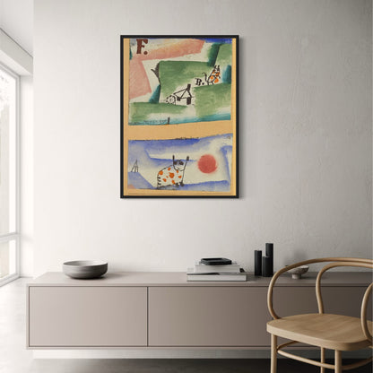 Paul Klee | Tomcat's Turf | Abstract Cat Illustration