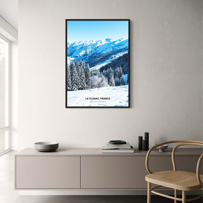 Sunlit Snowy Peaks | La Clusaz | Winter Wonderland