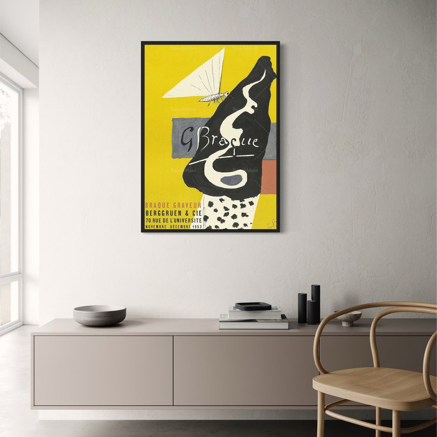 Georges Braque | Graveur 1953 | Vintage French Artwork