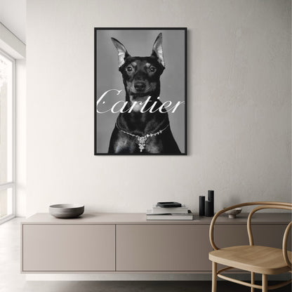 Cartier | Pinscher Silhouettes | Parisian Fashion Tribute