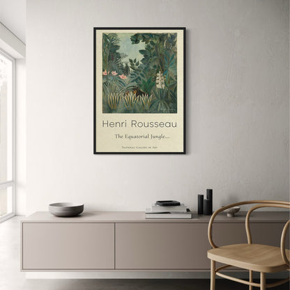 Henri Rousseau | The Equatorial Jungle | Vintage Botanical Scene