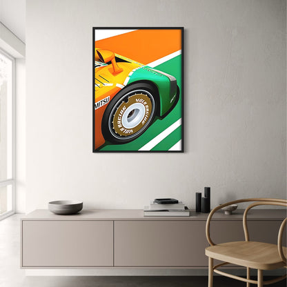 Modern Racing Poster | Vintage Racing Style | Le Mans Art Print | Home Decor Wall Art