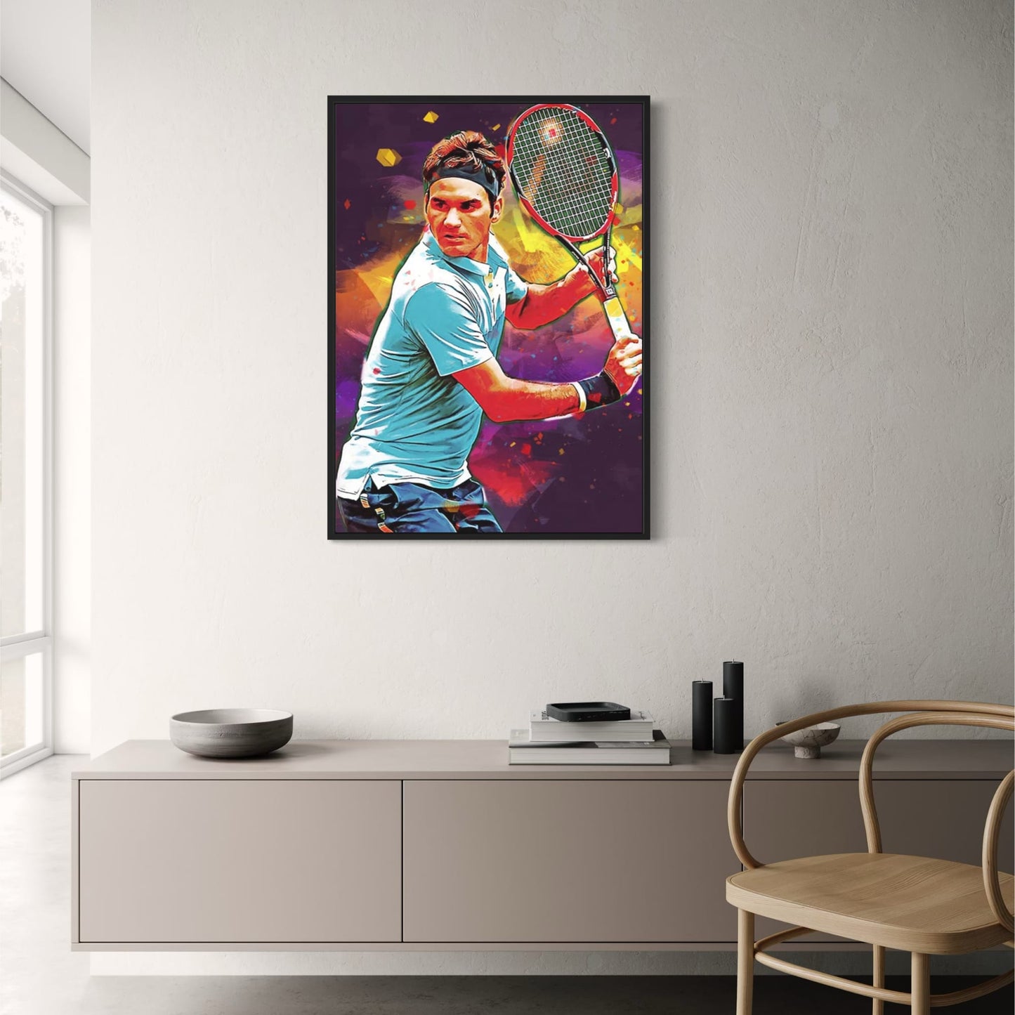 Roger Federer | Vibrant Tennis Precision