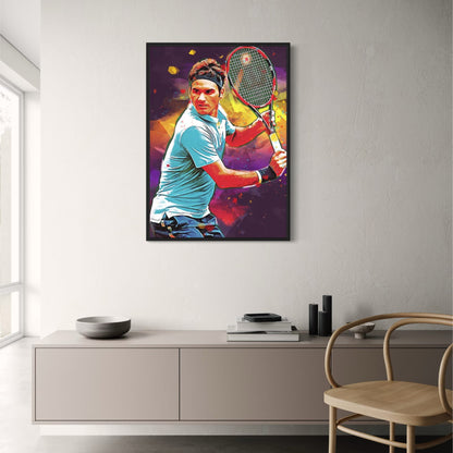 Roger Federer | Vibrant Tennis Precision