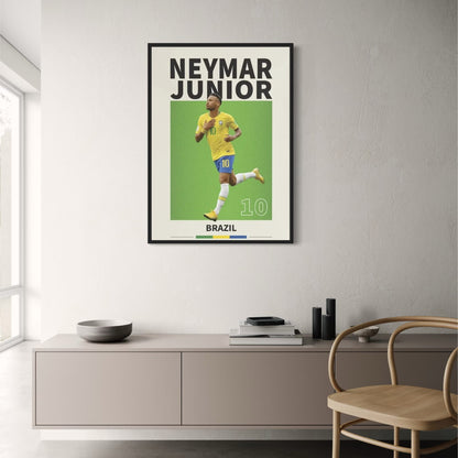 Neymar Junior Soccer Art