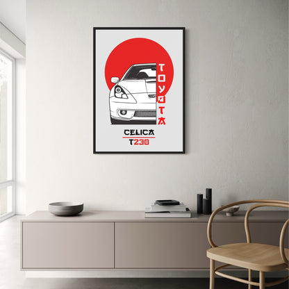 Toyota Celica T230 | Vintage Japanese Car Art