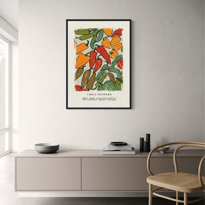 Japanese Hot Chilli | Vibrant Red | Contemporary Decor
