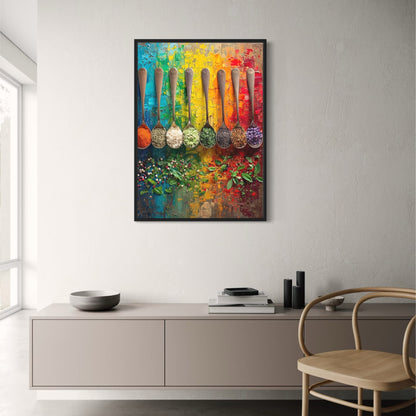 Vintage Kitchen | Colorful Spices