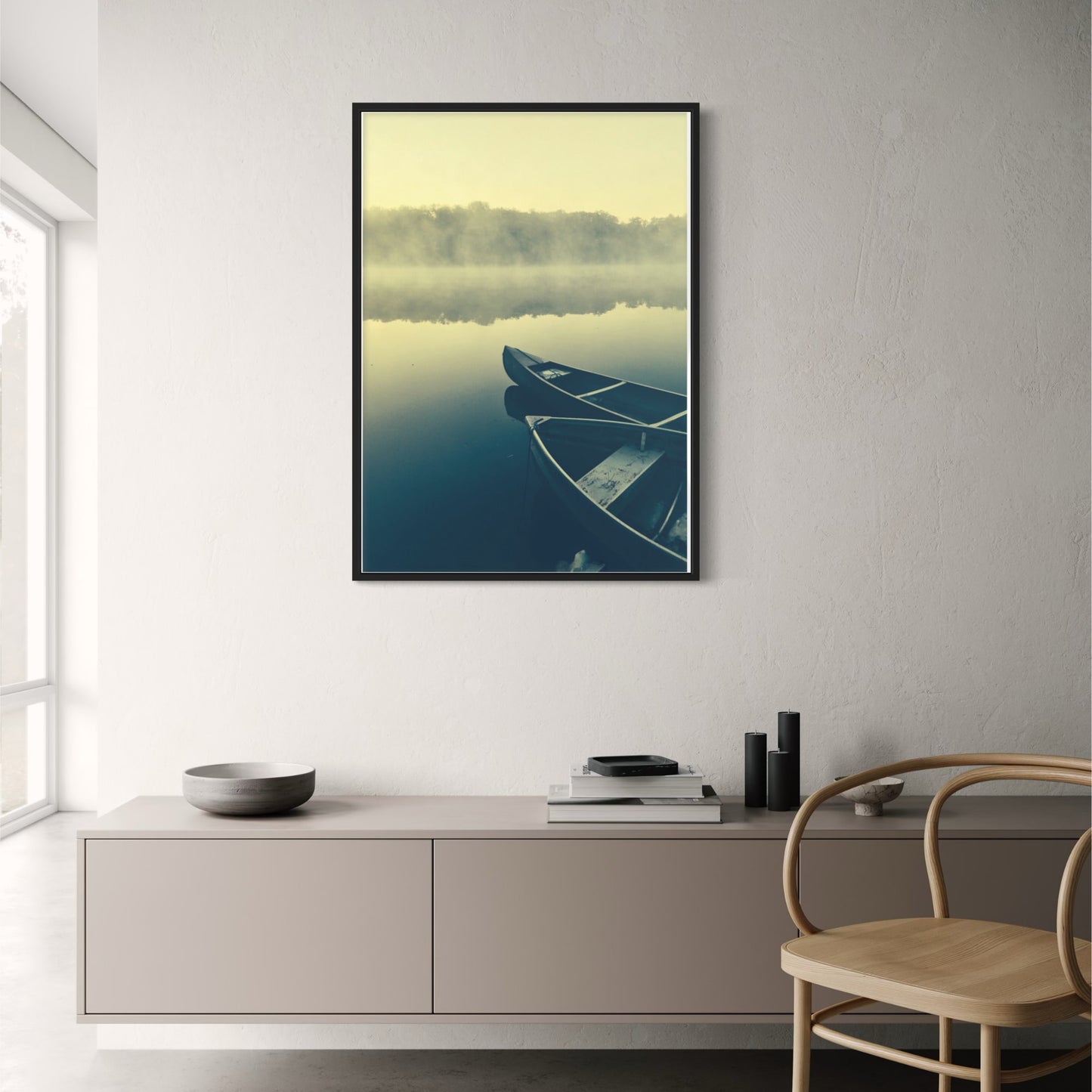 Boats in Fog