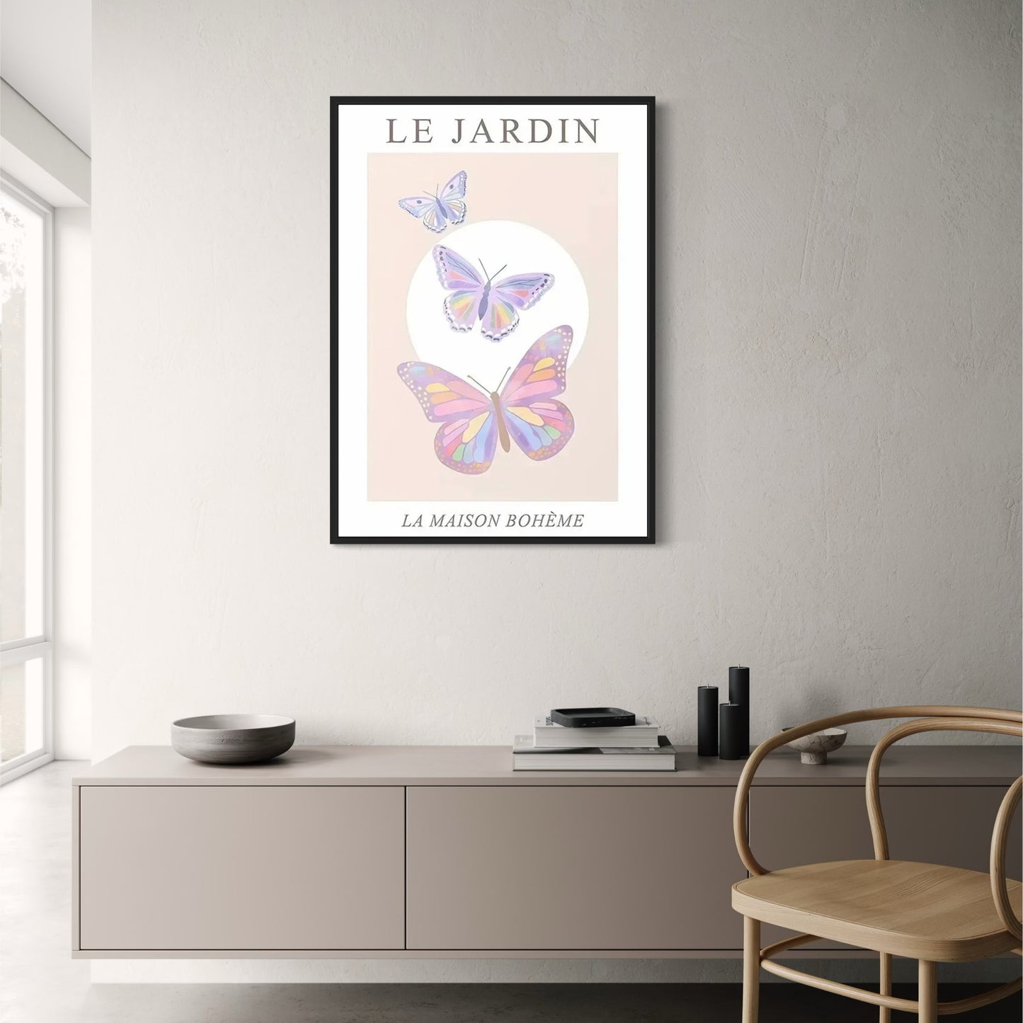 Butterfly Garden | Floral Nature-Inspired Art