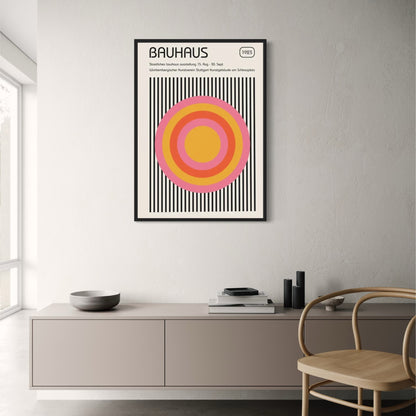 Bauhaus Radiant Circles | 1923 Art Deco Geometric