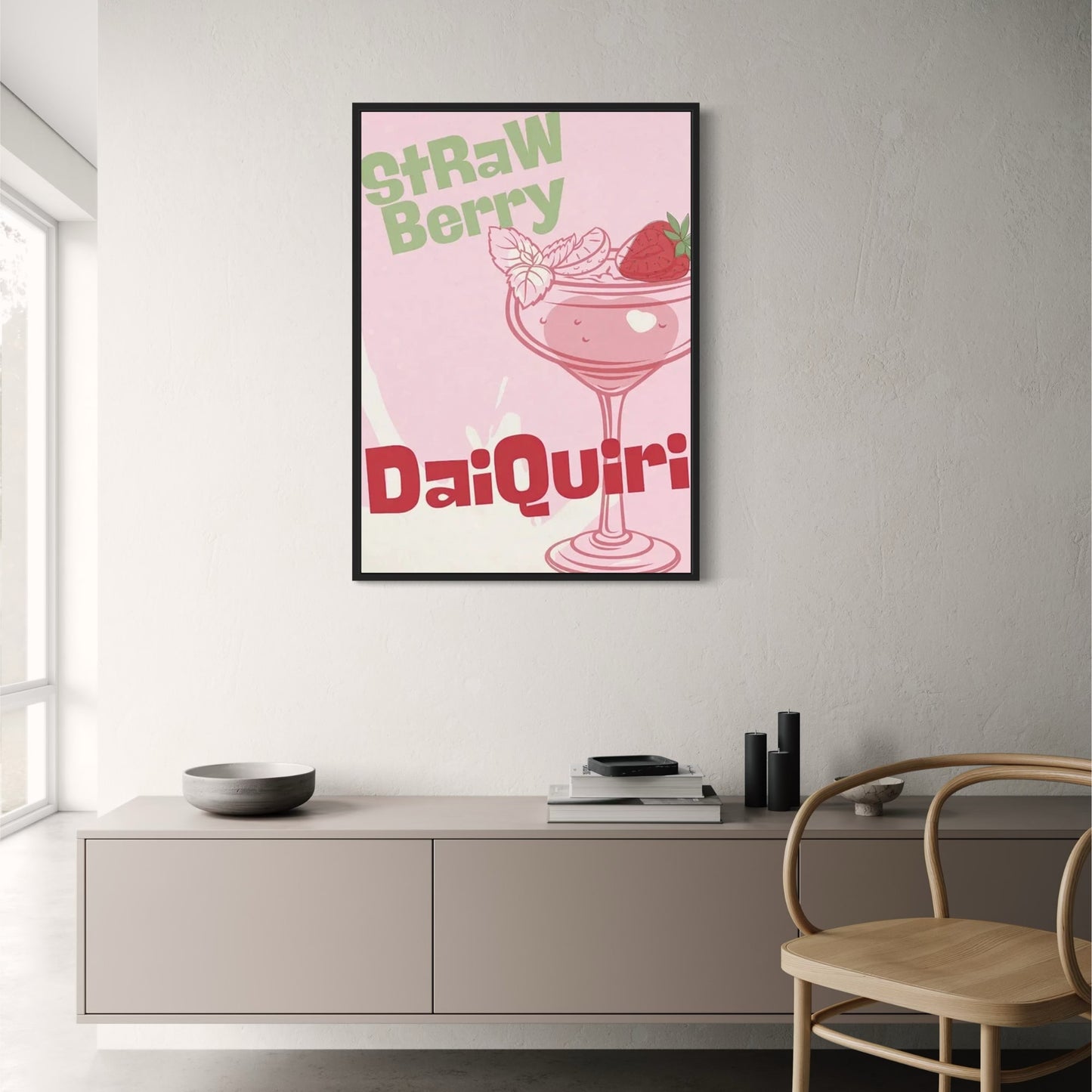 Strawberry Daiquiri | Vibrant Cocktail Art