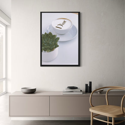 Christian Dior Coffee Art | Fashion Luxury Print