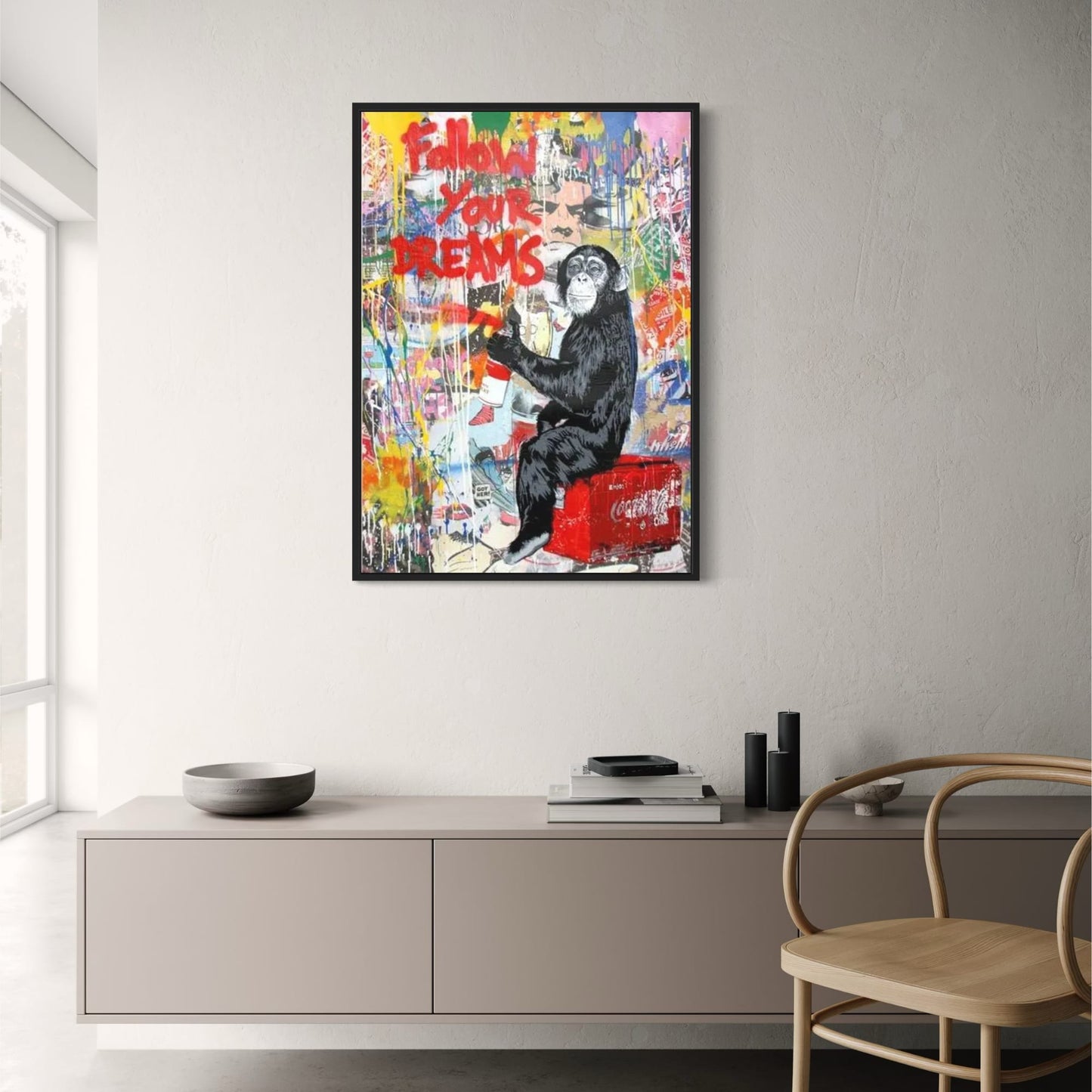 Follow Your Dream | Banksy Graffiti Art