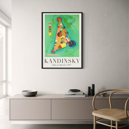 Bunt im Dreieck | Wassily Kandinsky | 1927 | Modern Art Exhibition Poster