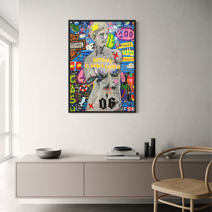 Graffiti Queen of England | Abstract Portrait