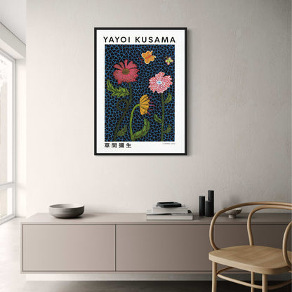 Yayoi Kusama | Vibrant Abstract Flowers
