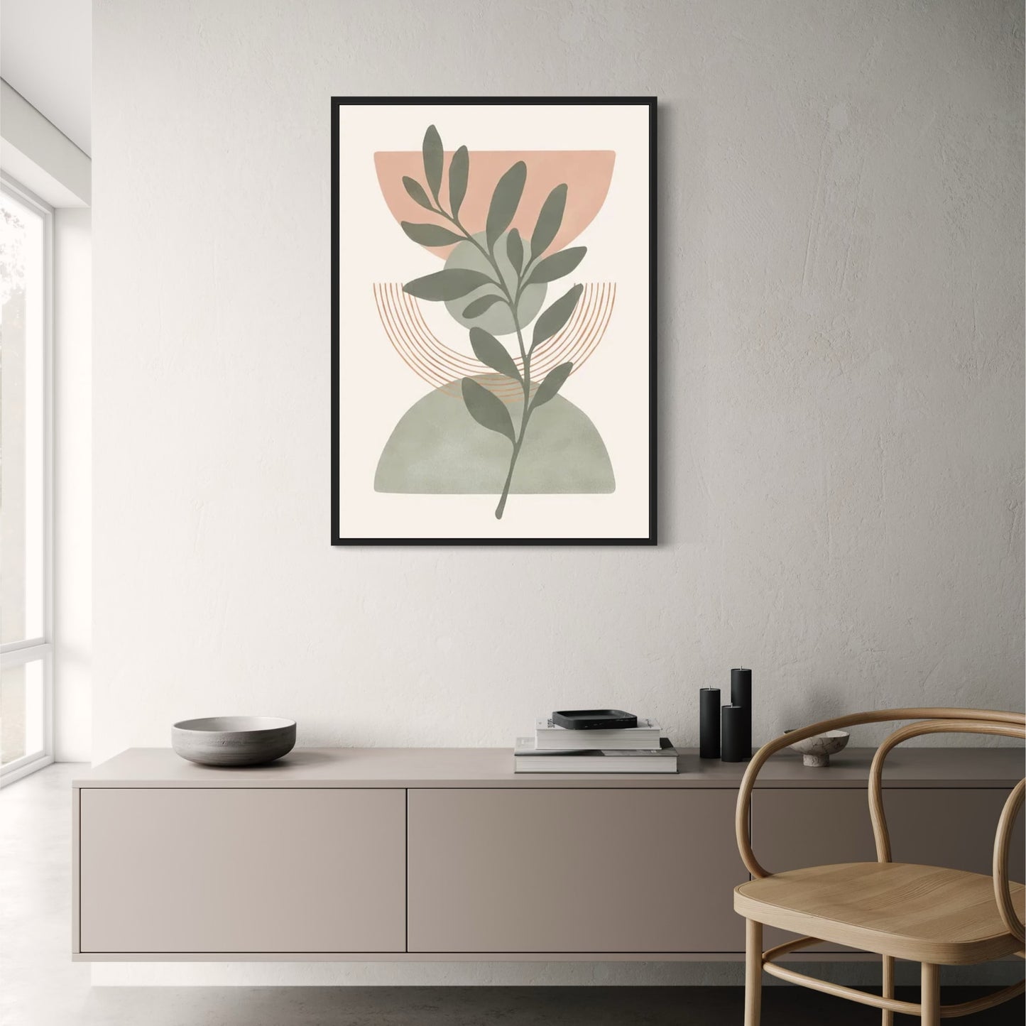 Rooted in Style | Poster | Artistic Home Decor | Beautiful Wall Art Decoration | Nature Inspired Print